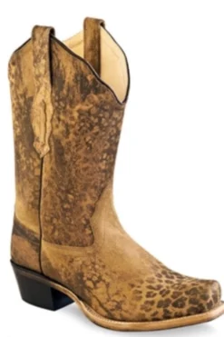 B 18009 E Dames boots luipaard