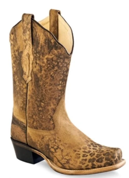 B 18009 E Dames boots luipaard